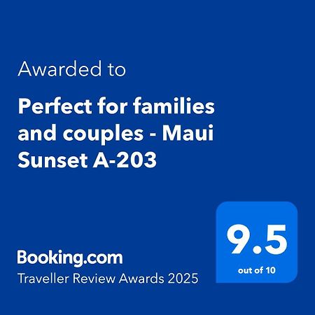 Perfect For Families And Couples - Maui Sunset A-203 Daire Kihei Dış mekan fotoğraf